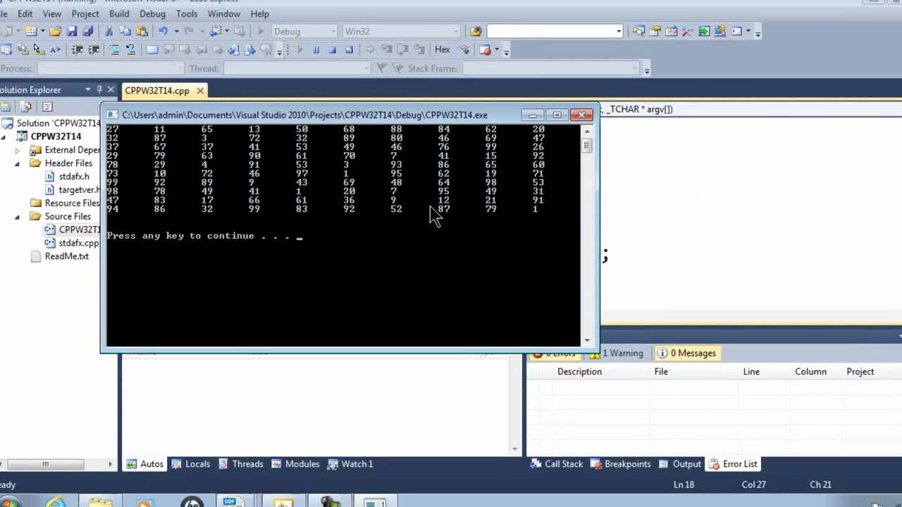 srand  Update  C++ Win32 Console Tutorial 14 - Random Numbers - Randomize srand rand