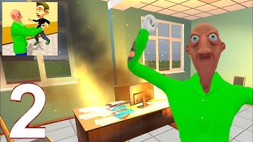Crazy Baldi Mad Education - Baldis Sleepy Basic Mod Gameplay Walkthrough Part 2 (iOS, Android)