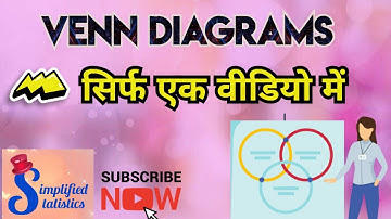 Venn Diagrams | Set Theory | Mathematics | Simplified Statistics by Chesta