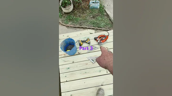 Acting like I know how to build a a deck