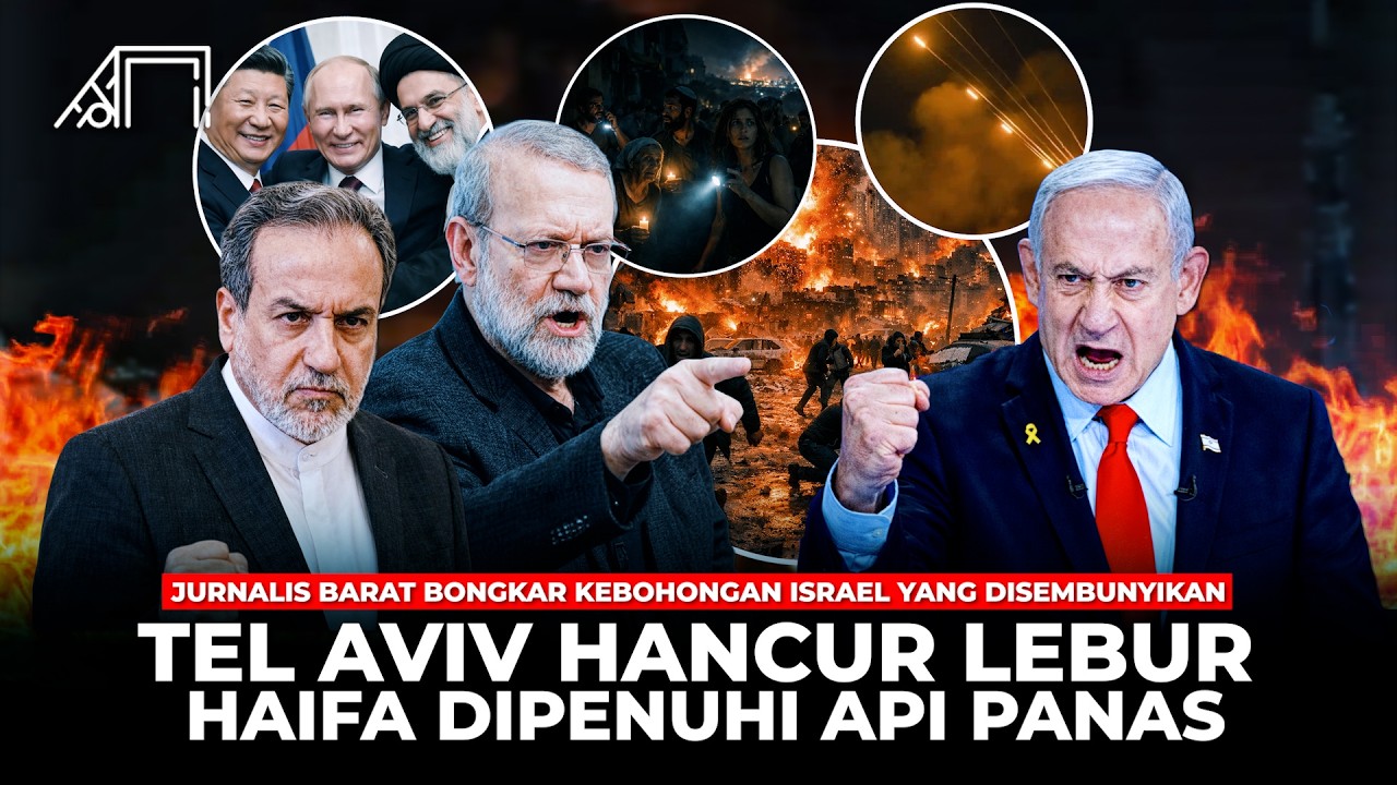 Semua Warga Israel Takut, Memohon Bantuan Negaranya Penuh Api! Rudal Kheibar Shekan Hantam Haifa