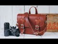 Making a padded leather camera bag - DIY