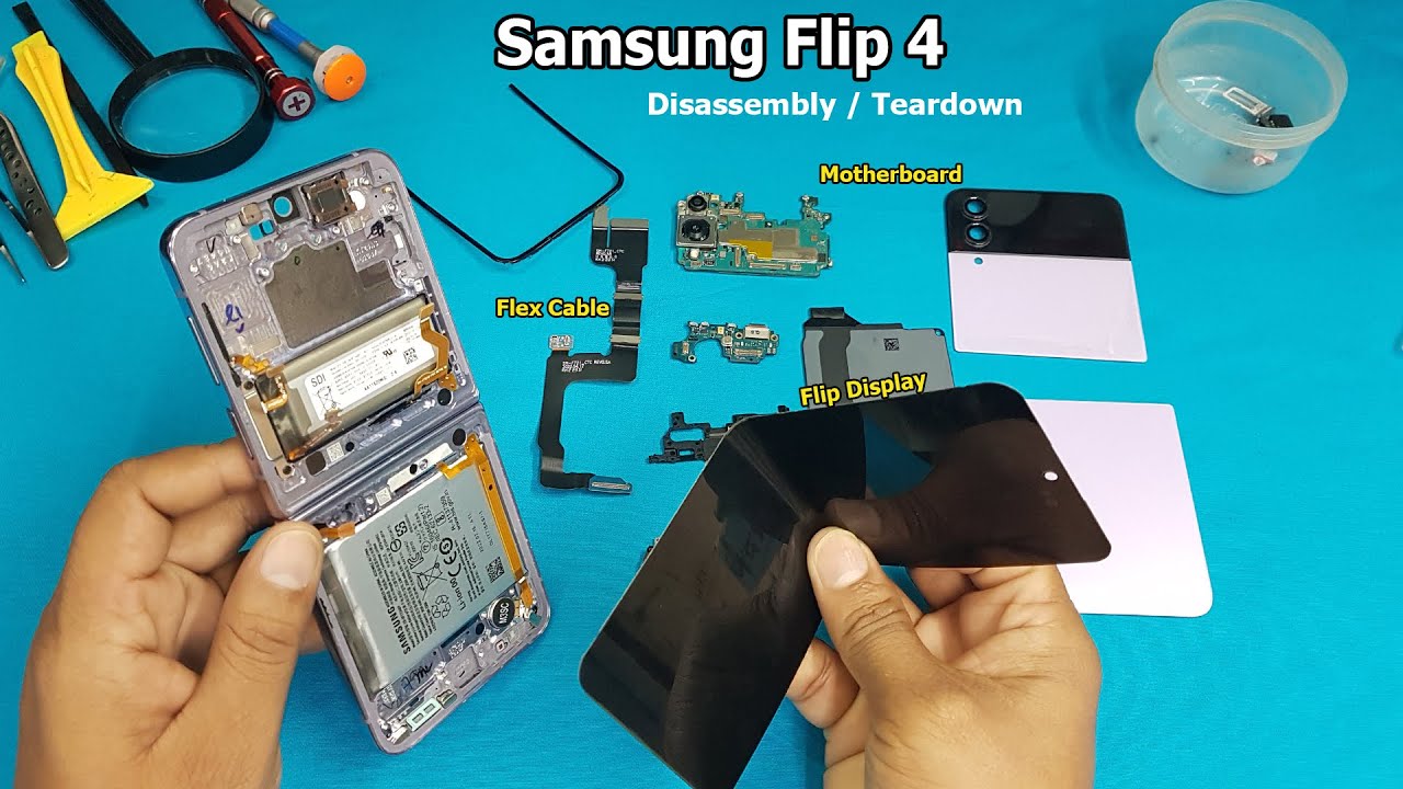 Samsung Flip 4 Full Disassembly | Samsung Flip 4 Teardown | All