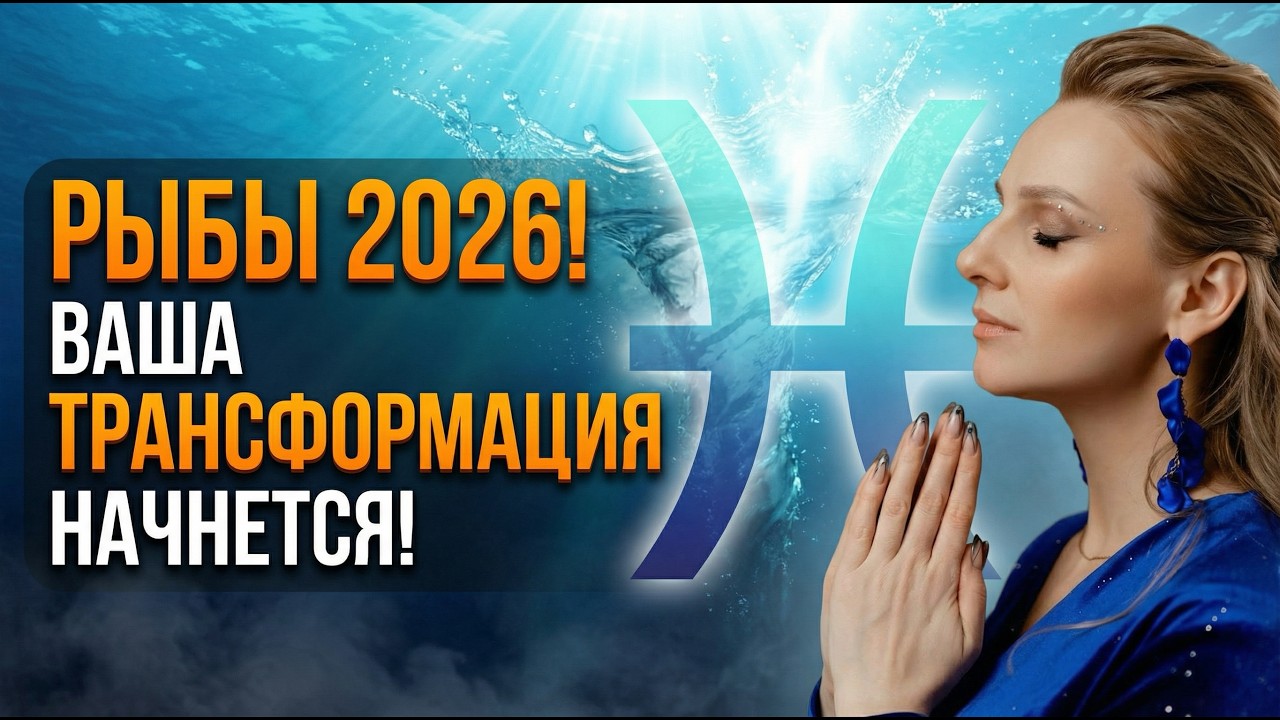 РЫБЫ! 2026 ЗАСТАВИТ ВАС ДЕЙСТВОВАТЬ! #астрология #еленаТощакова #прогноз #рыбы