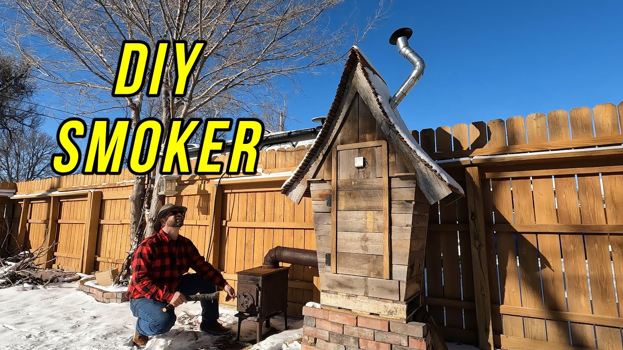 Как я сделал самодельную коптильню холодного копчения из обрезков дерева (работает ли она на само...