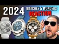 Watches  wonders 2024  new rolex patek  more reaction