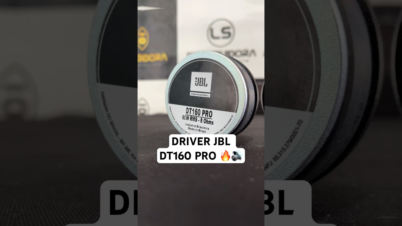 Do you know this JBL driver? Discover the power of the DT 160 PRO