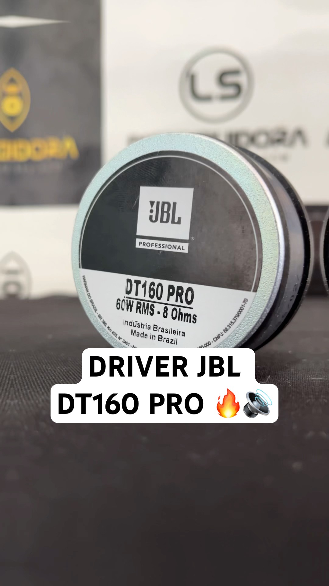Do you know this JBL driver? Discover the power of the DT 160 PRO