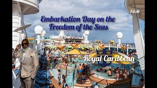 Embarkation Day On The Freedom Of The Seas #freedomoftheseas #myshiplife #MyShiplife #MYSHIPLIFE