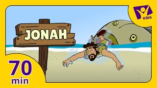 Story about Jonah (PLUS 15 More Cartoon Bible Stories for Kids)