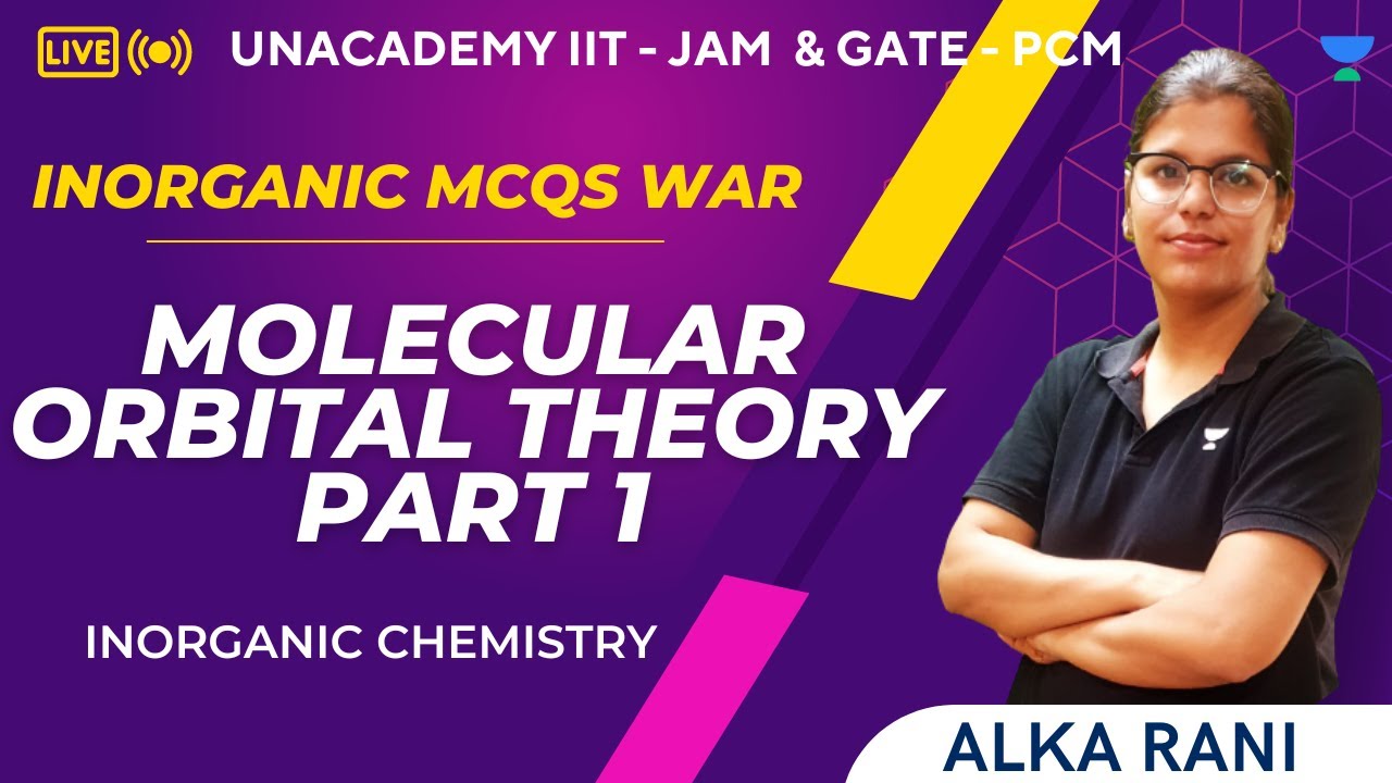 IIT JAM 2025 | Inorganic MCQs War | Molecular Orbital Theory - Part 1 ...
