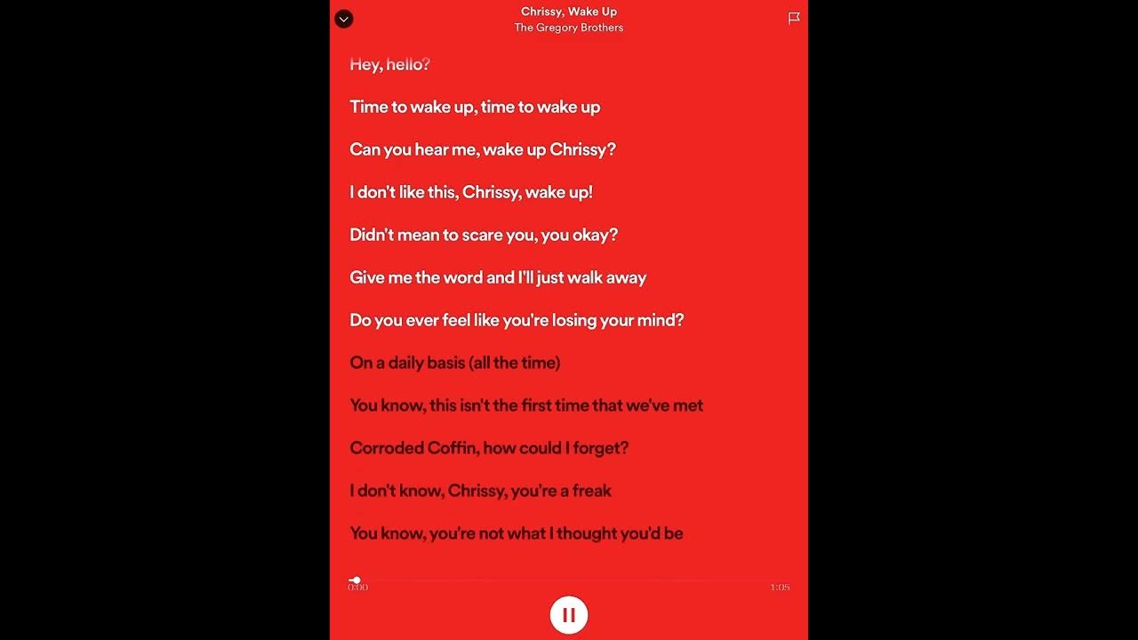 Chrissy Wake Up! YouTube