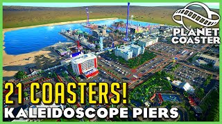 Kaleidoscope Piers: MEGA PARK! Planet Coaster: Park Spotlight 187