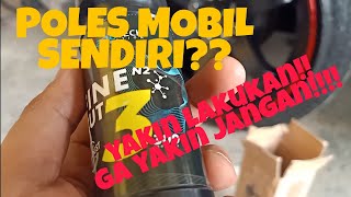 Poles Mobil Sendiri Menggunakan bor listrik #nanotechprotection #hybridcoat