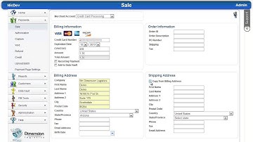 Credit Card Processing 101.  How To Perform a Sale