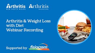 Arthritis & Weight Loss with Diet Webinar Recording screenshot 1