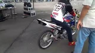 Story wa drag bike scorpio z