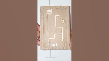 Awesome Cardboard Puzzle Maze Game From Cardboard #trend #ytshorts #viral #video #youtube #shorts