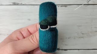 [ASMR] Alphabet Lore "lowercase l" Needlefelt Wool Art