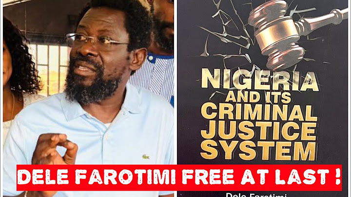 Breaking News: Dele Farotimi Released After Meeting Bail Conditions - Speaks To Press