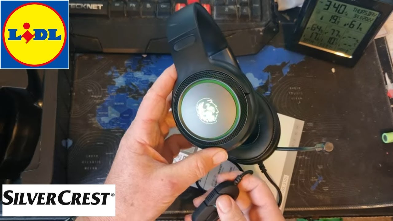 Silvercrest Gaming Headset from Lidl - YouTube