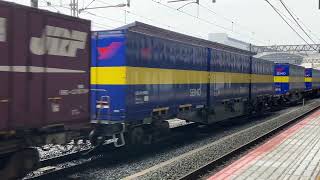 5050レ　EF210-132牽引コンテナ貨物列車(西濃カンガルーライナー)　京都を通過！
