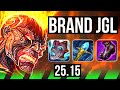 BRAND vs ZED (JGL) | EUW Master | 25.15