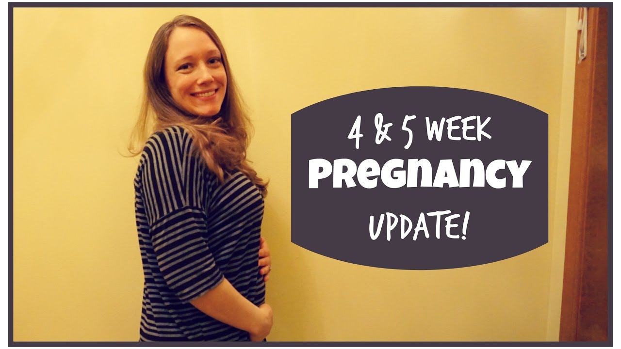 4 5 Week Pregnancy Update Bump Shot Implantation Symptoms Youtube