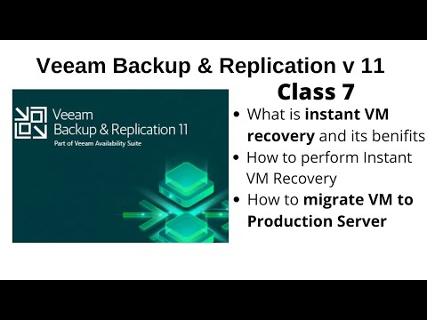 Veeam Backup & Replication - How to perform Instant VM Recovery step by step 2022