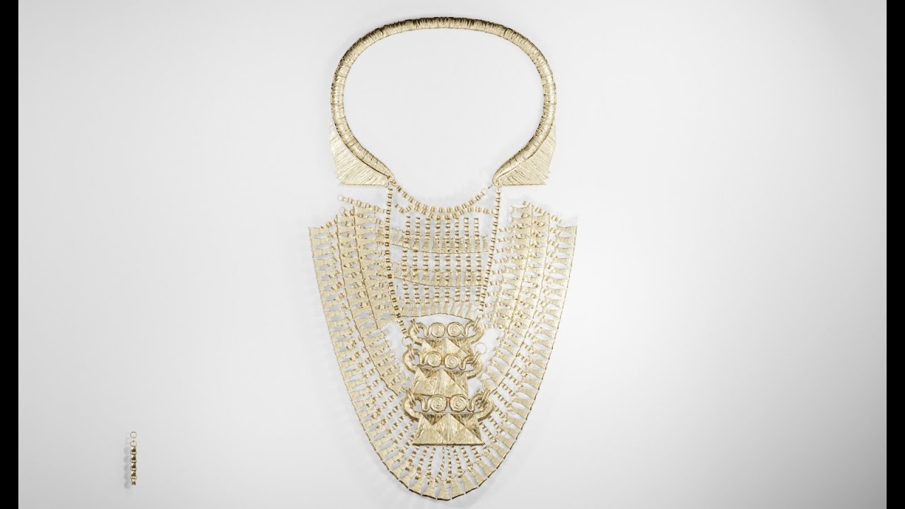 tutorial request   modeling a Hmong Ethnic Minority Pure Silver Lock Necklace in blender 2 8 part 2