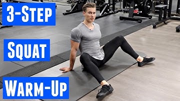 The ULTIMATE 3-Step Squat Warm up (technique tutorial) Under 10 minutes!!