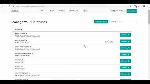 Odoo Version 12 - Cómo manejar tus bases de datos, duplicar, hacer backups!