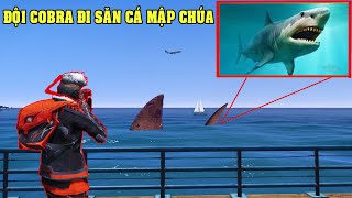 GTA 5 Free Fire Biệt Đội Cobra Đi Săn Cá Mập Chúa Thời Tiền Sử Megalodon Đang Tấn Công Người Dân screenshot 2