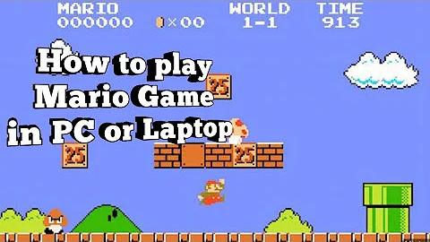 Can you play Super Mario on laptop?