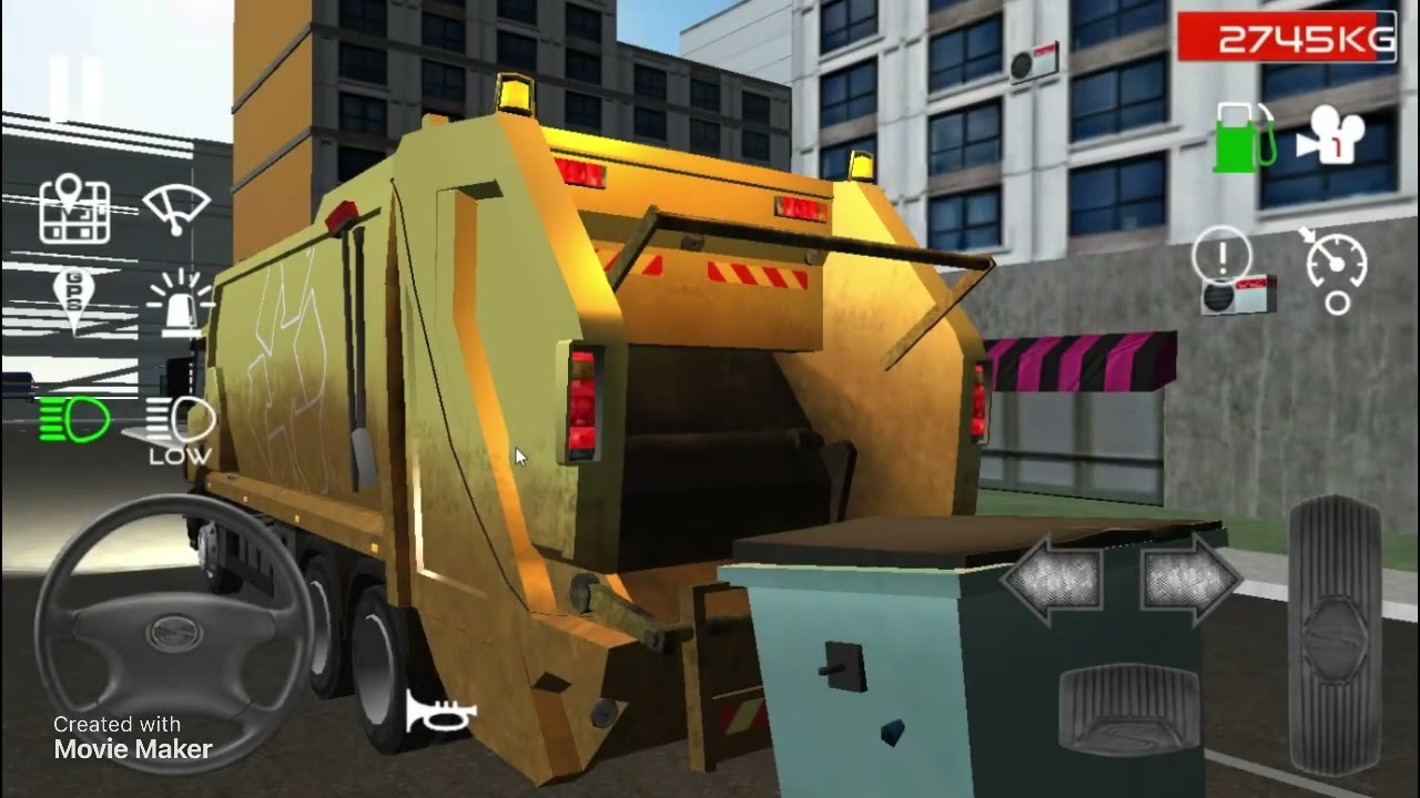JOGANDO TRASH TRUCK SIMULATOR  NO PC - GAMEPLAY WALKTHROUGH