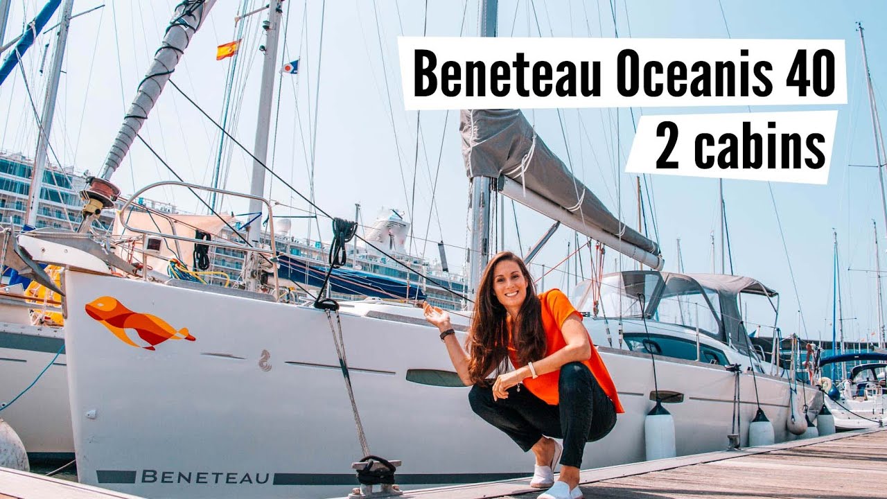 Meet Polar Seal!  A complete tour of our Beneteau Oceanis 40, 2 cabins layout, from 2007 #19