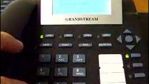 Grandstream GXP 2000 -Call Forward -Deactivate