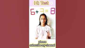 6+3=8 Balance this equation by move 1 stick | #mindgame #challenge #iqtest#iq #shorts #matchstick