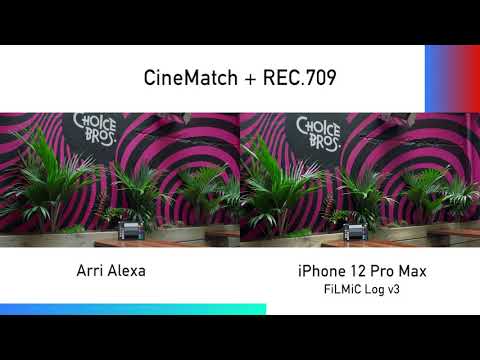 Matching an iPhone to an ARRI Alexa