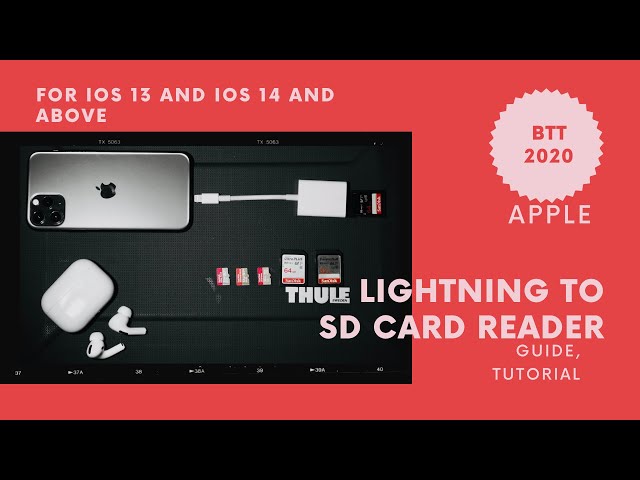 Compose tit hestekræfter Apple lightning to sd card camera reader 2020 ios 14 - YouTube