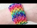 Como fazer pulseira de elástico: Escama de Dragão (Dragon Scale) #LoomBands (sem tear)