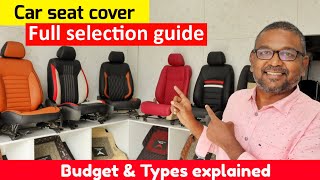 Car Seat Cover selection guide - How to select right seat cover? | Tyes and budget explained | Birla screenshot 5