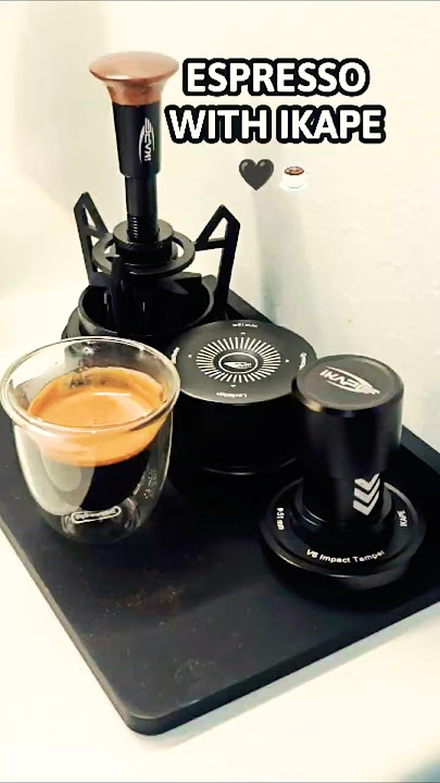 Perfect Espresso Using DeLonghi Dedica & IKAPE Tools🖤☕