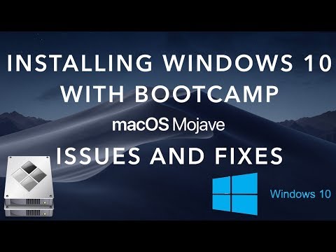 Installing Windows 10 with Bootcamp On MacBook Pro A1502 MacOS Mojave Issues and Fixes
