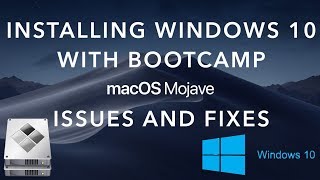 Installing windows 10 with bootcamp on macbook pro a1502 macos mojave
issues and fixes my newest video - how to install when bootca...