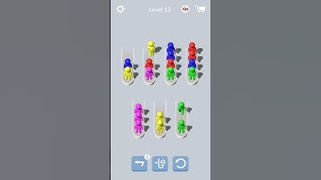 Color Sort Puz: Sorting games - Level 12 #gameplay #gaming #shortvideo