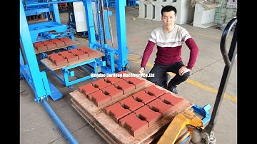 QT4-18 Block machine for making paving blocks with color face