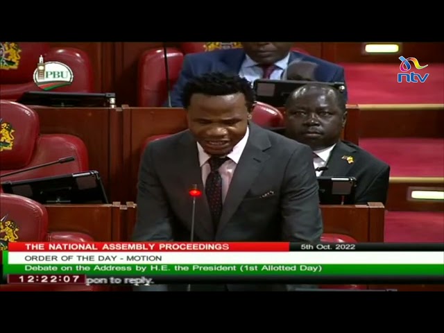 'Madam Speaker Sir': Laughter as MP Peter Salasya makes first speech in Parliament class=