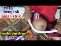 cara membengkokkan pipa listrik/cara bending pipa conduit - untuk pemula