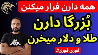 همه دارن از دلار و طلا فرار میکنن بزرگا دارن میخرن